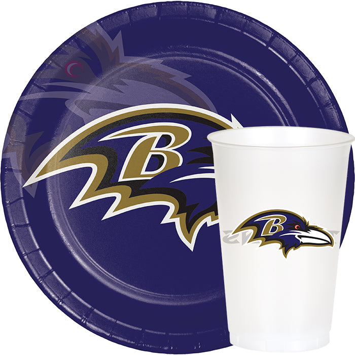 Baltimore Ravens Plate and Cup
