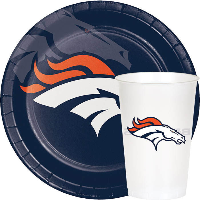 Denver Broncos Plate and Cup
