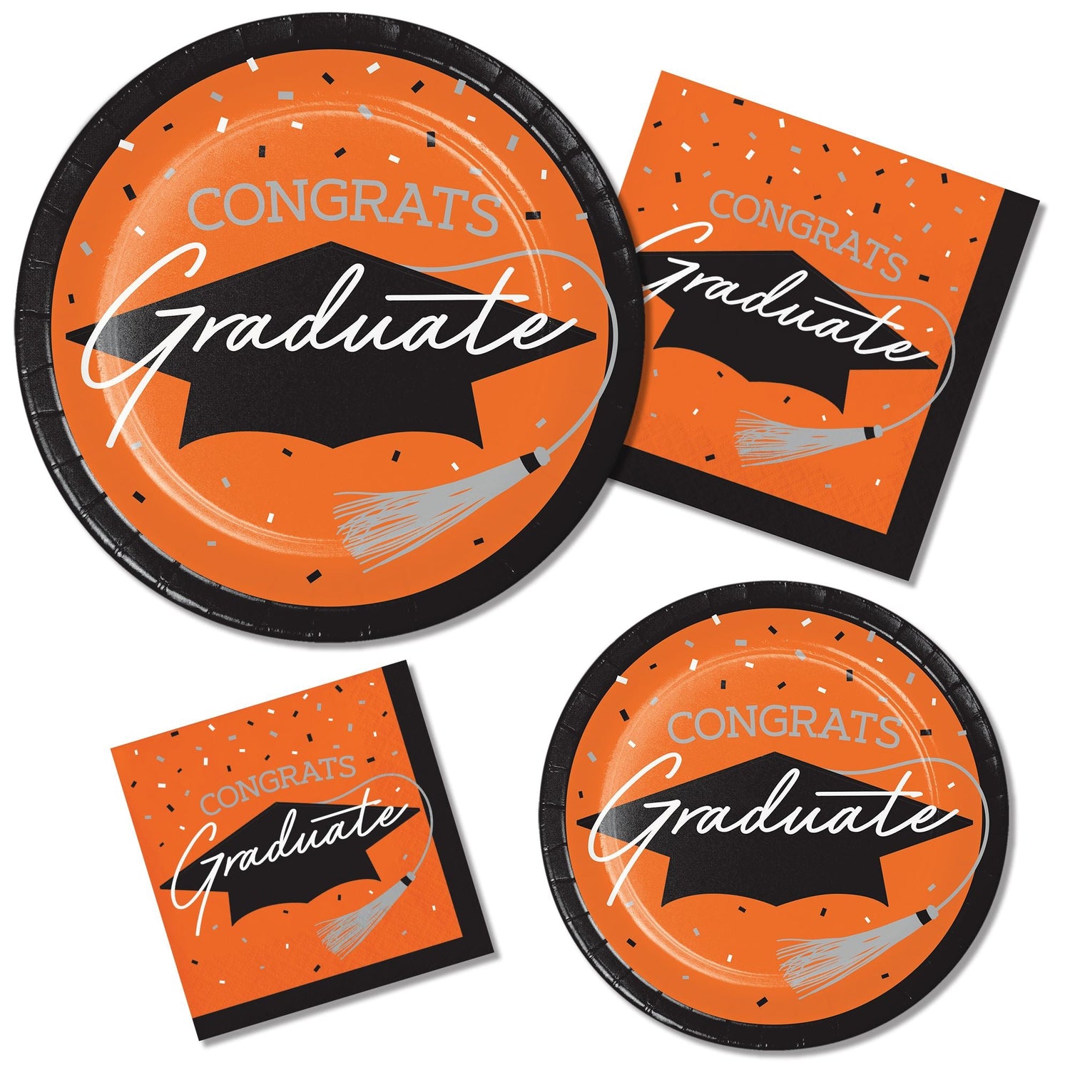 Graduation School Spirit Orange Party Supplies Lifestyle Image