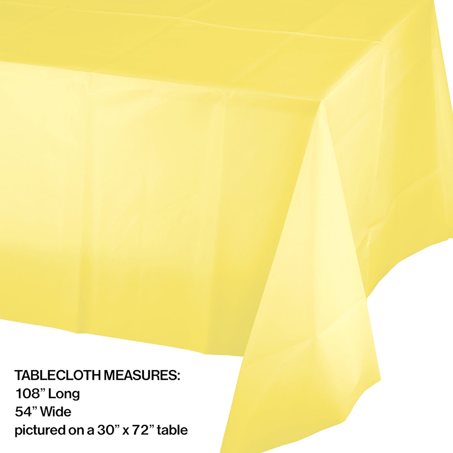 Mimosa Plastic Tablecloths 12 ct