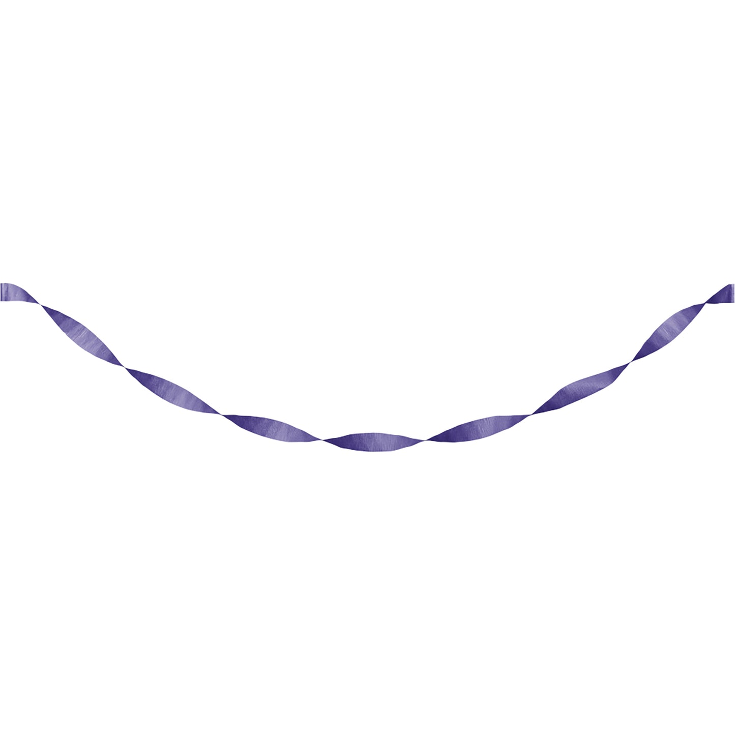Purple Crepe Streamer 12 ct