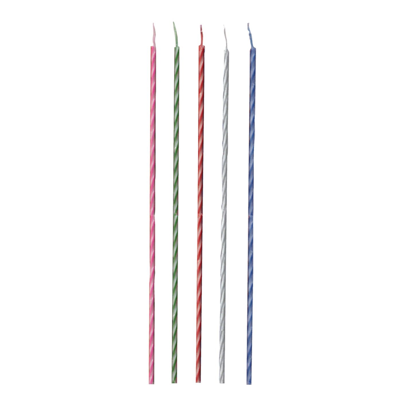 Striped Party Candles 240 ct