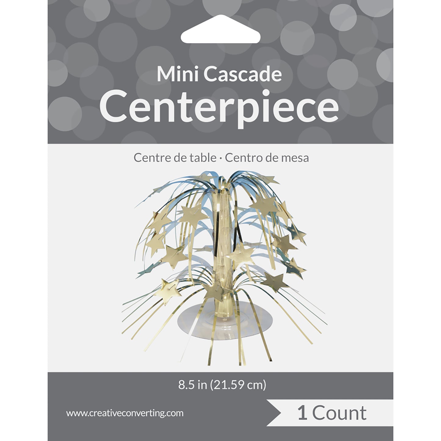 Gold Foil Cascading Centerpieces 6 ct