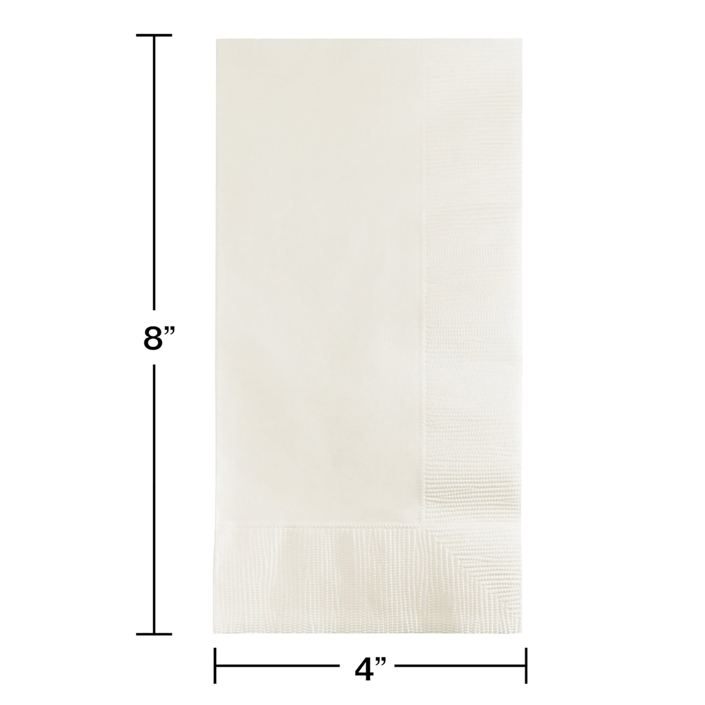 White 2-Ply Dinner Napkins 600 ct