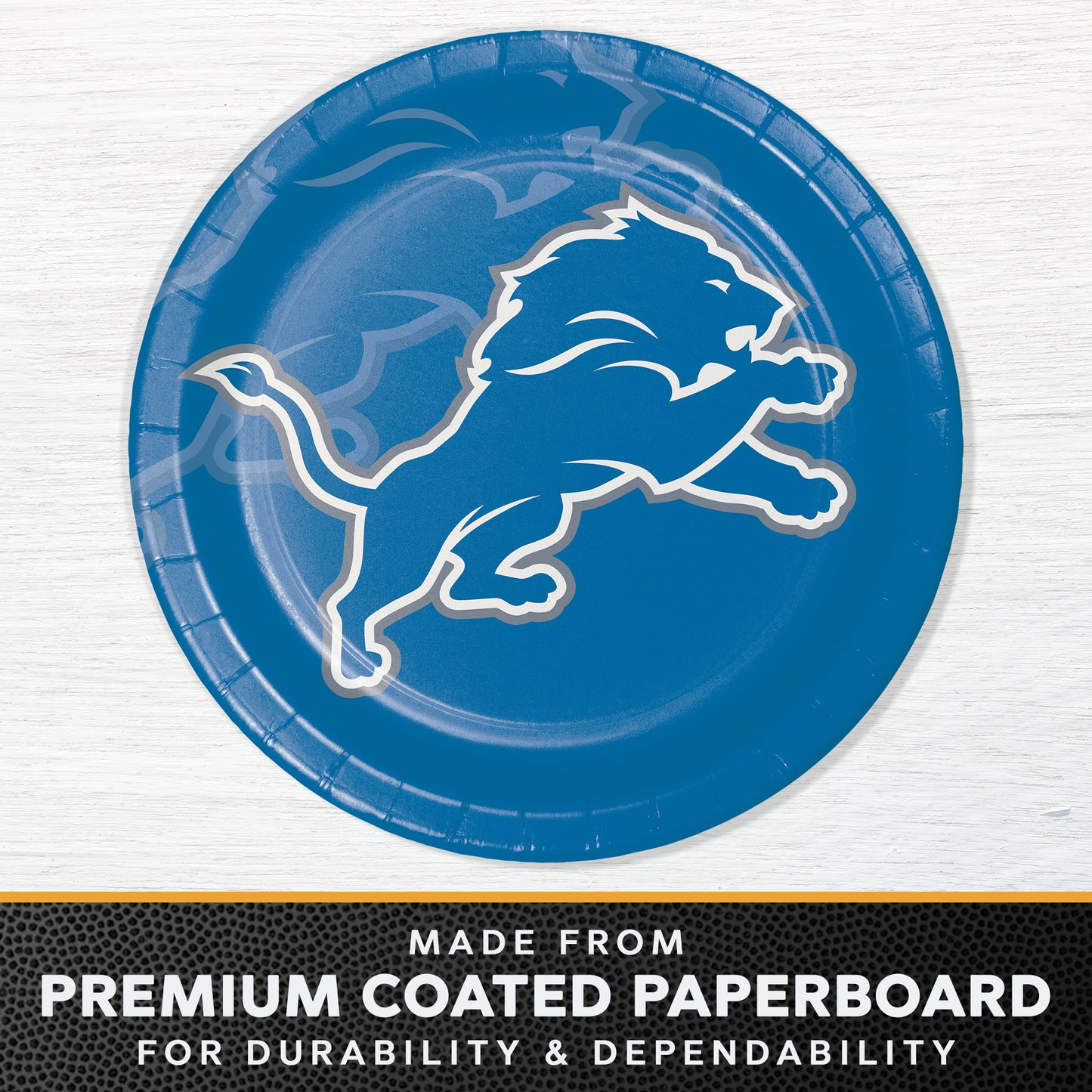 Detroit Lions Dinner Plates 96 ct