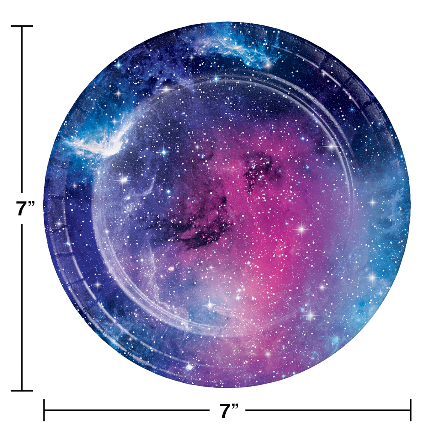 Galaxy Party Dessert Plates 96 ct