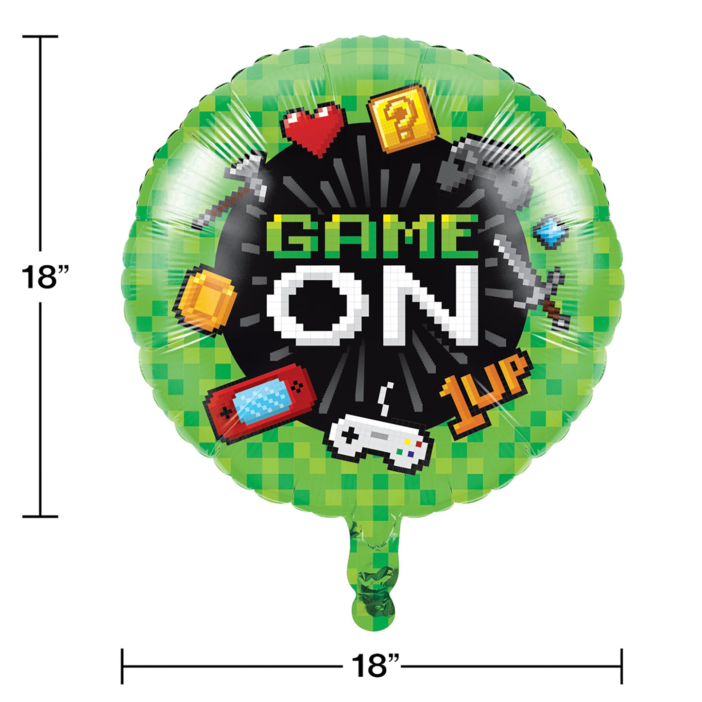 Video Games Party Mylar Balloons 10 ct