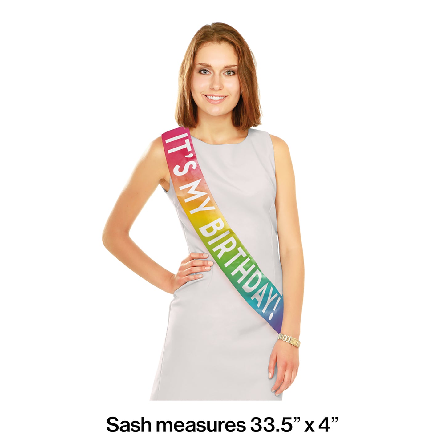 It's My Birthday Party Sashes 12 ct