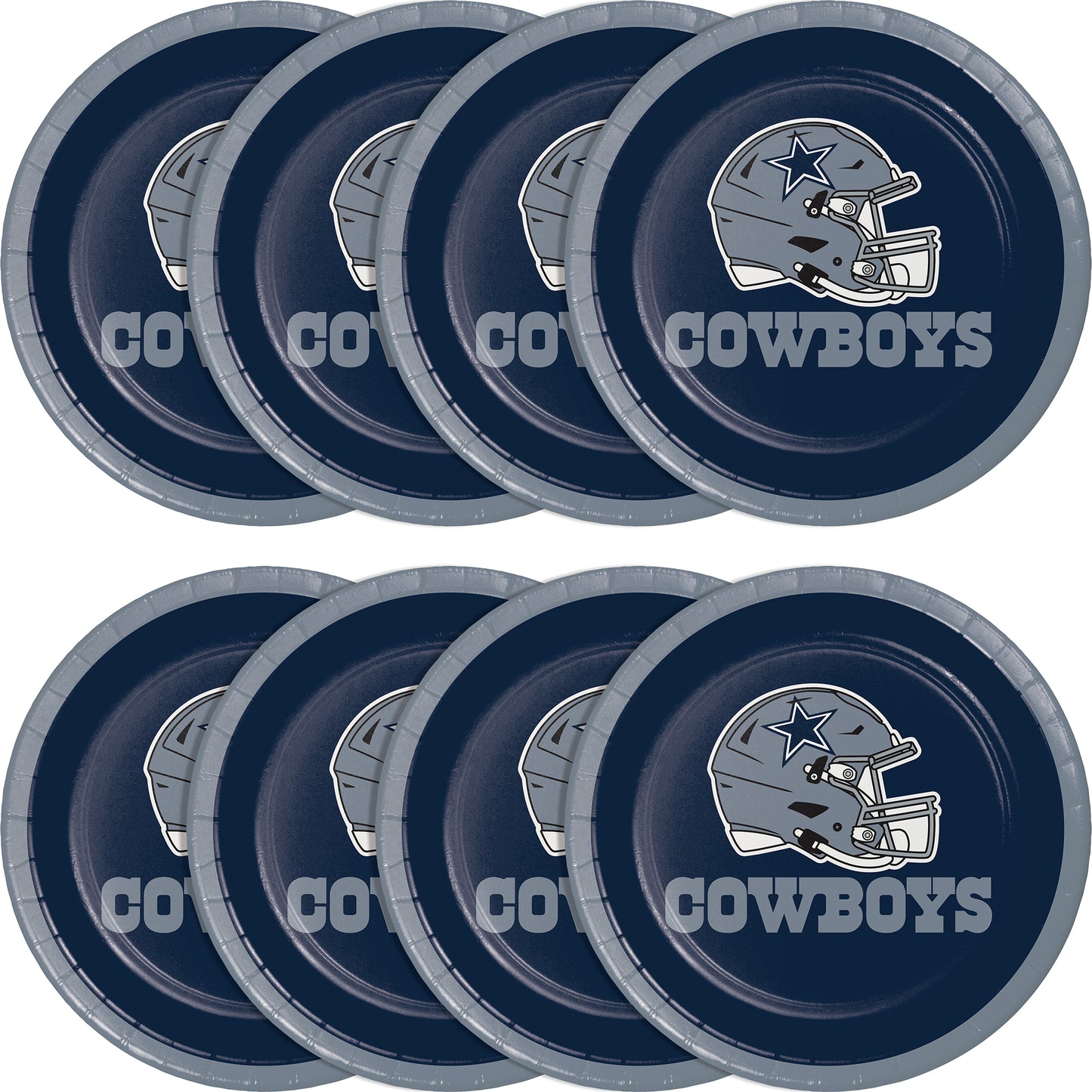 Dallas Cowboys Dessert Plates 96 ct