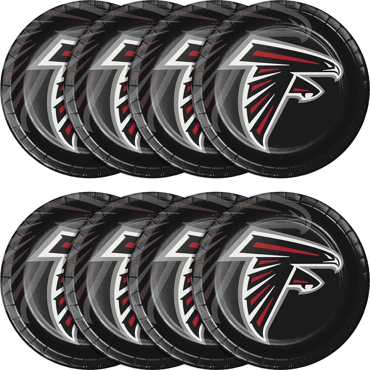 Atlanta Falcons Dinner Plates 96 ct