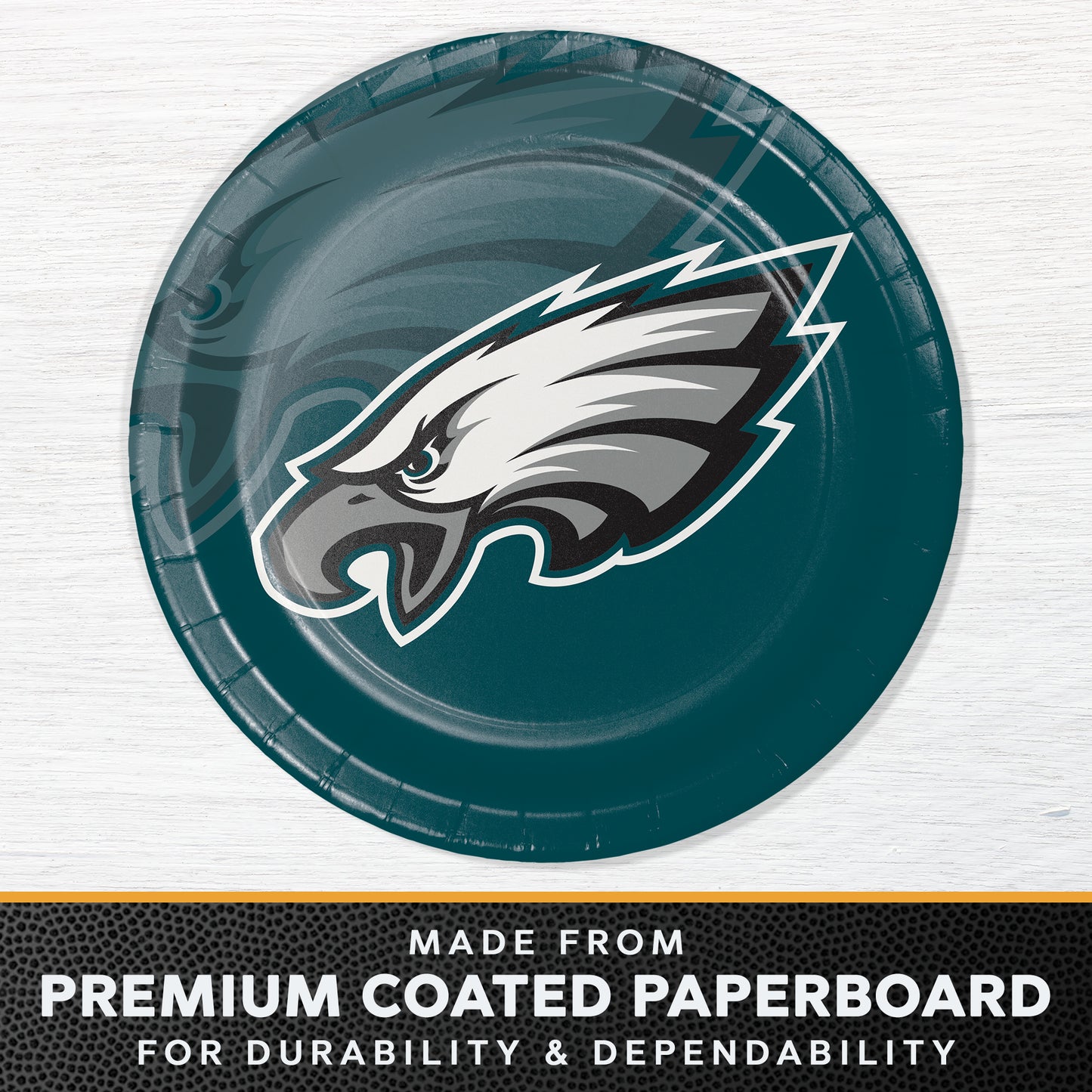 Philadelphia Eagles Dinner Plates 96 ct