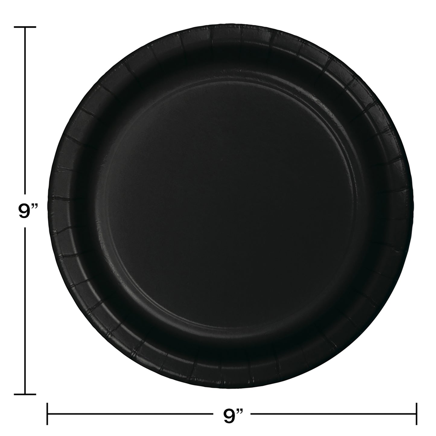 Black Velvet Dinner Plates 900 ct