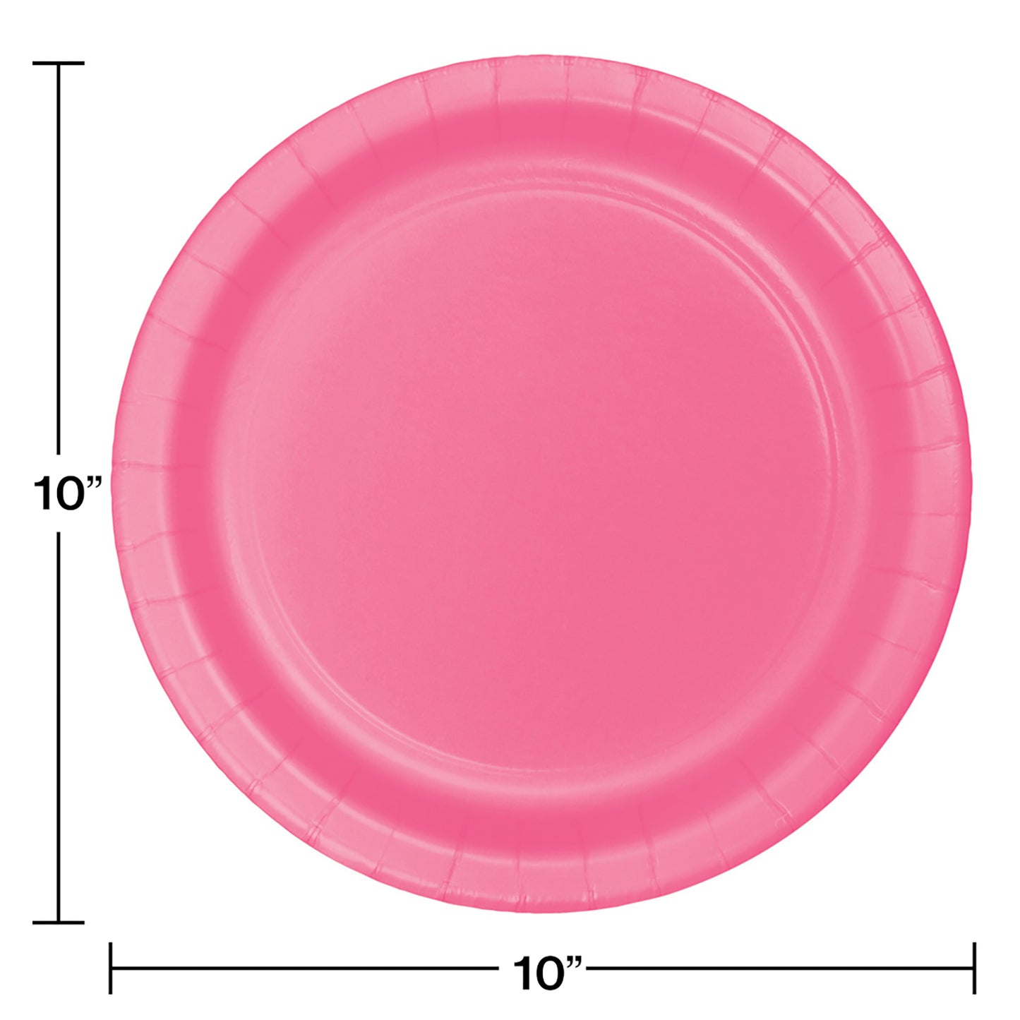 Candy Pink SturdyStyle Banquet Plates 240 ct