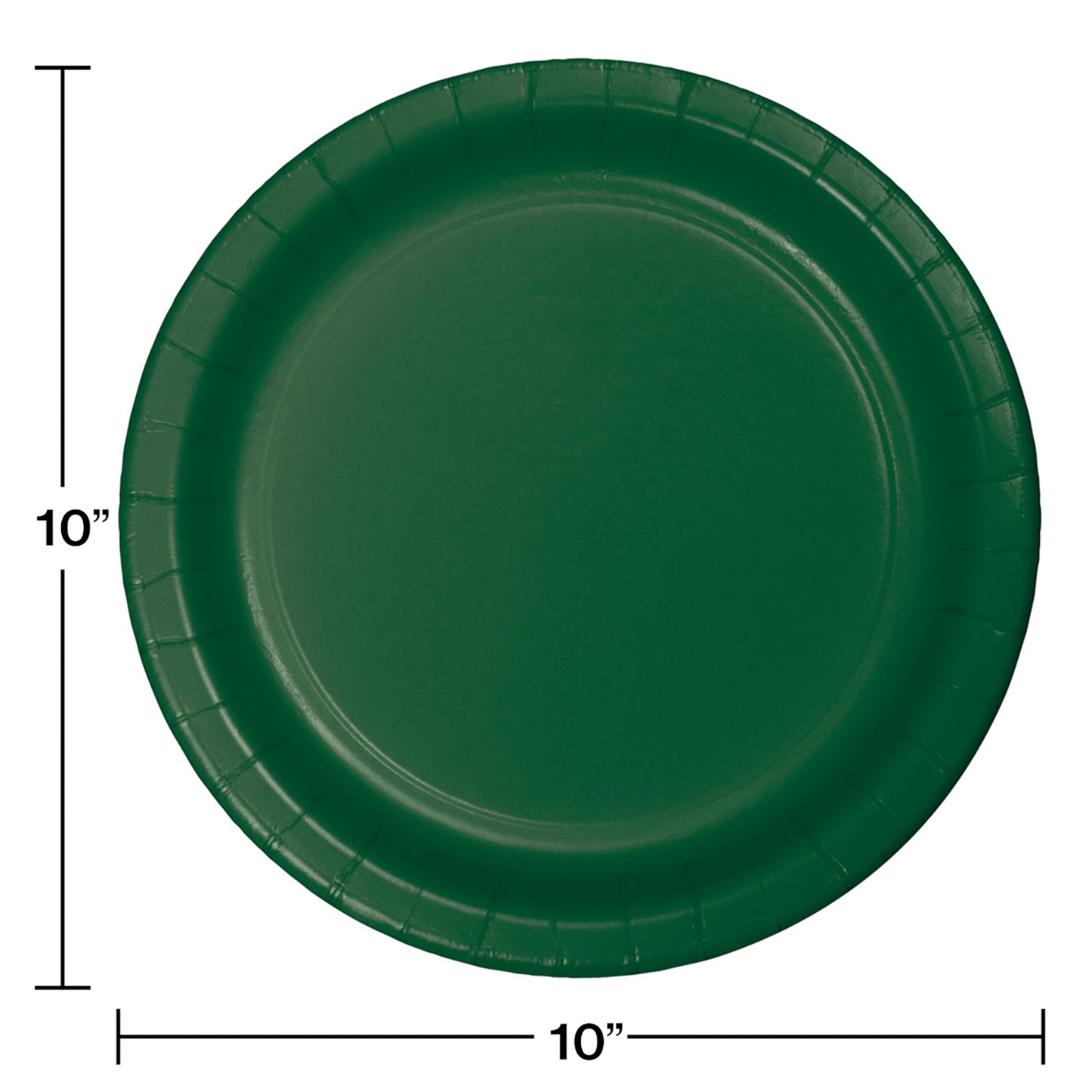 Hunter Green SturdyStyle Banquet Plates 240 ct