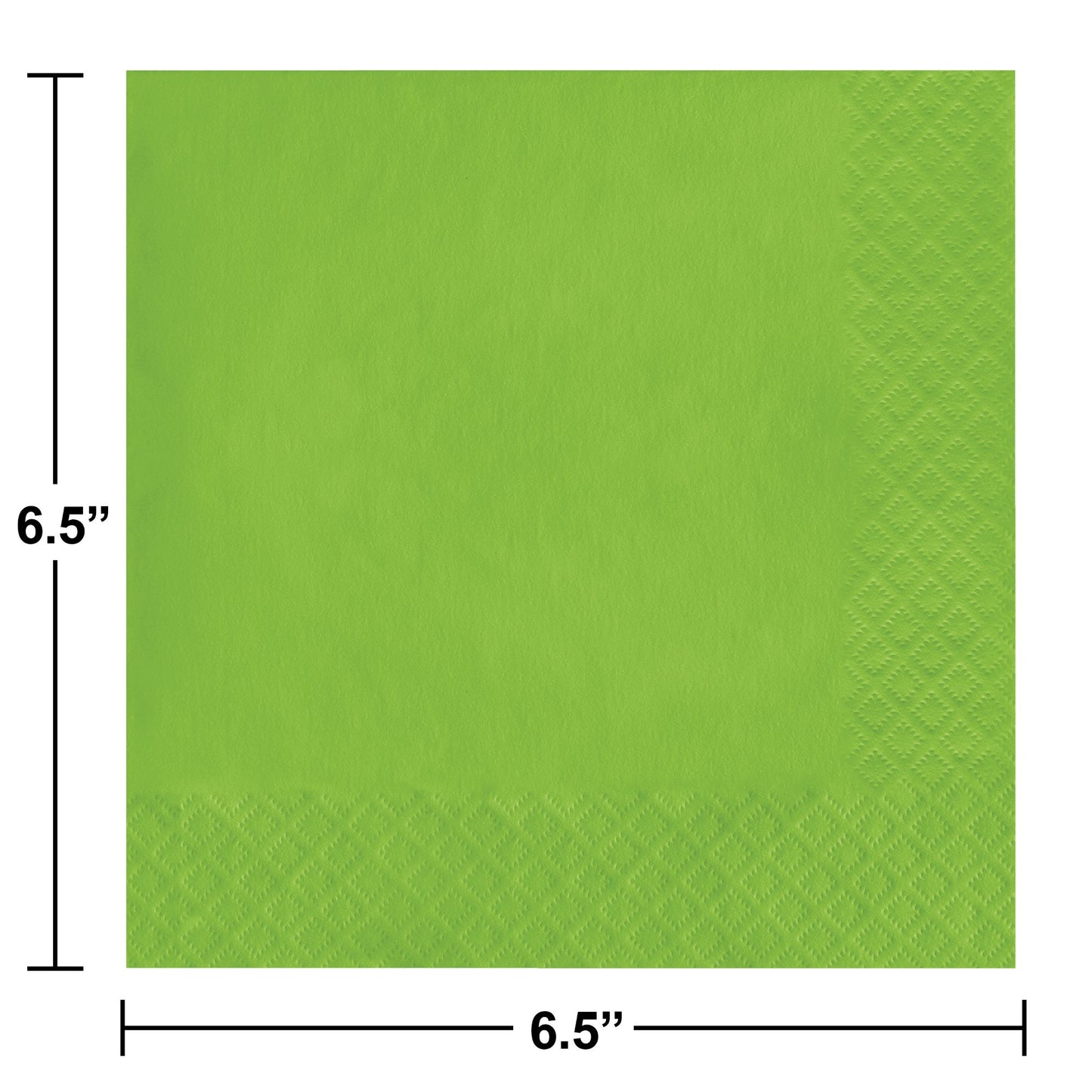 Value Friendly Fresh Lime Green Luncheon Napkins 240 ct Dimension Image