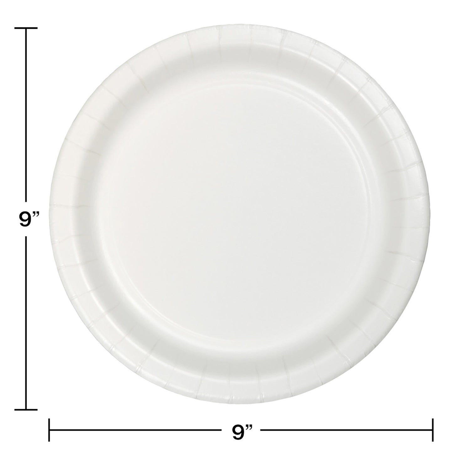 Value Friendly White Dinner Plates 96 ct