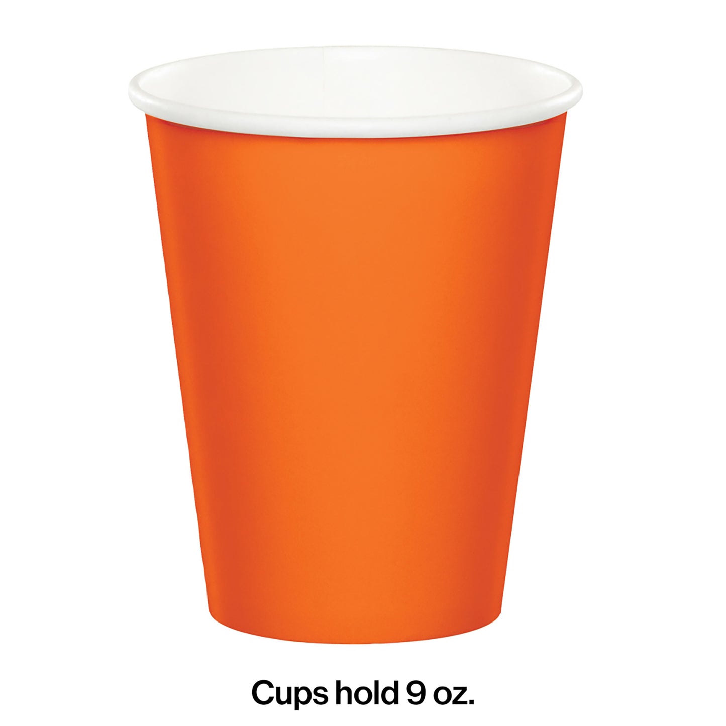 Sunkissed Orange 9 oz Hot & Cold Cups 240 ct