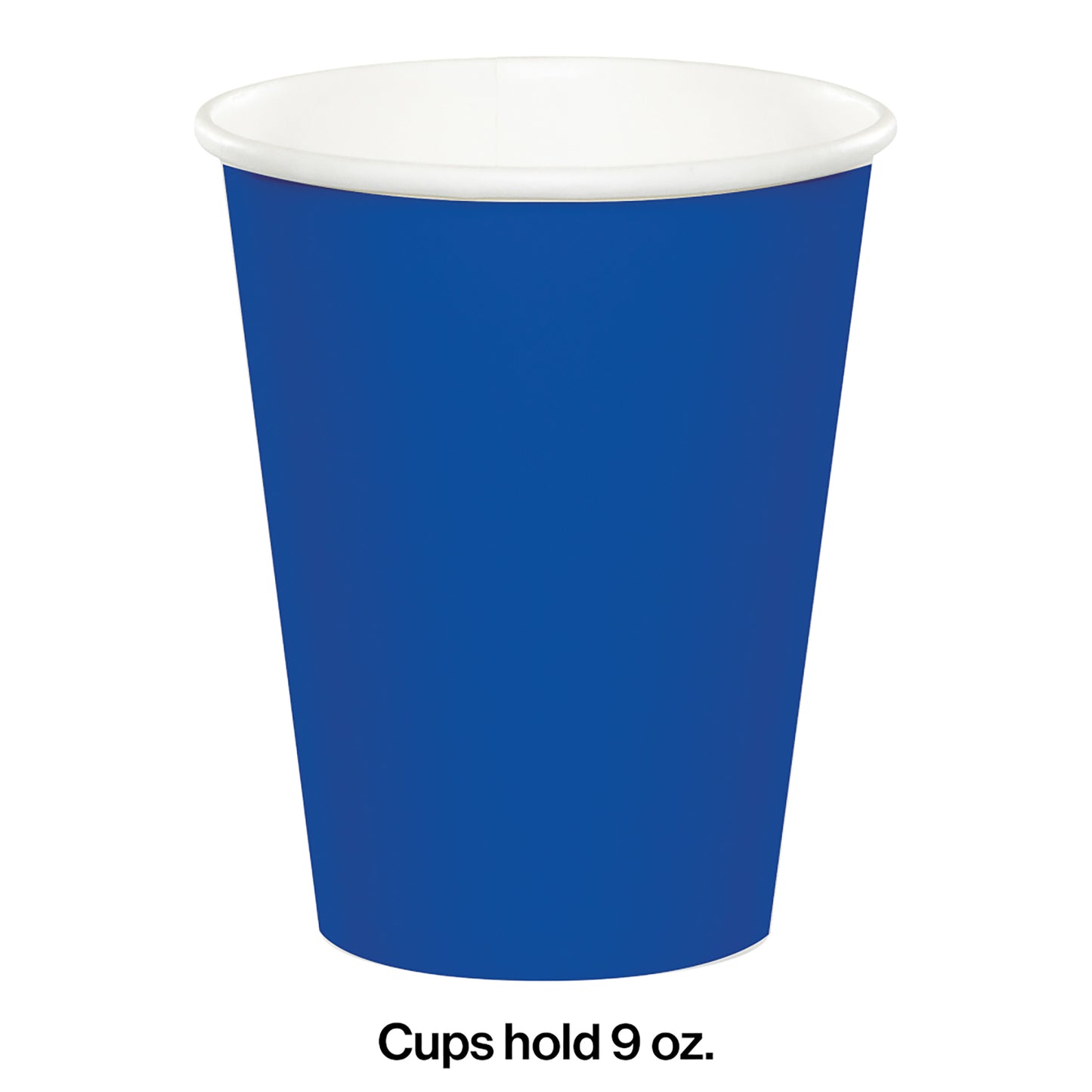 Cobalt Blue Disposable Cups 9 oz Paper 240 ct