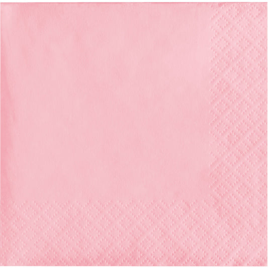 Classic Pink Beverage Napkins 3-Ply 500 ct