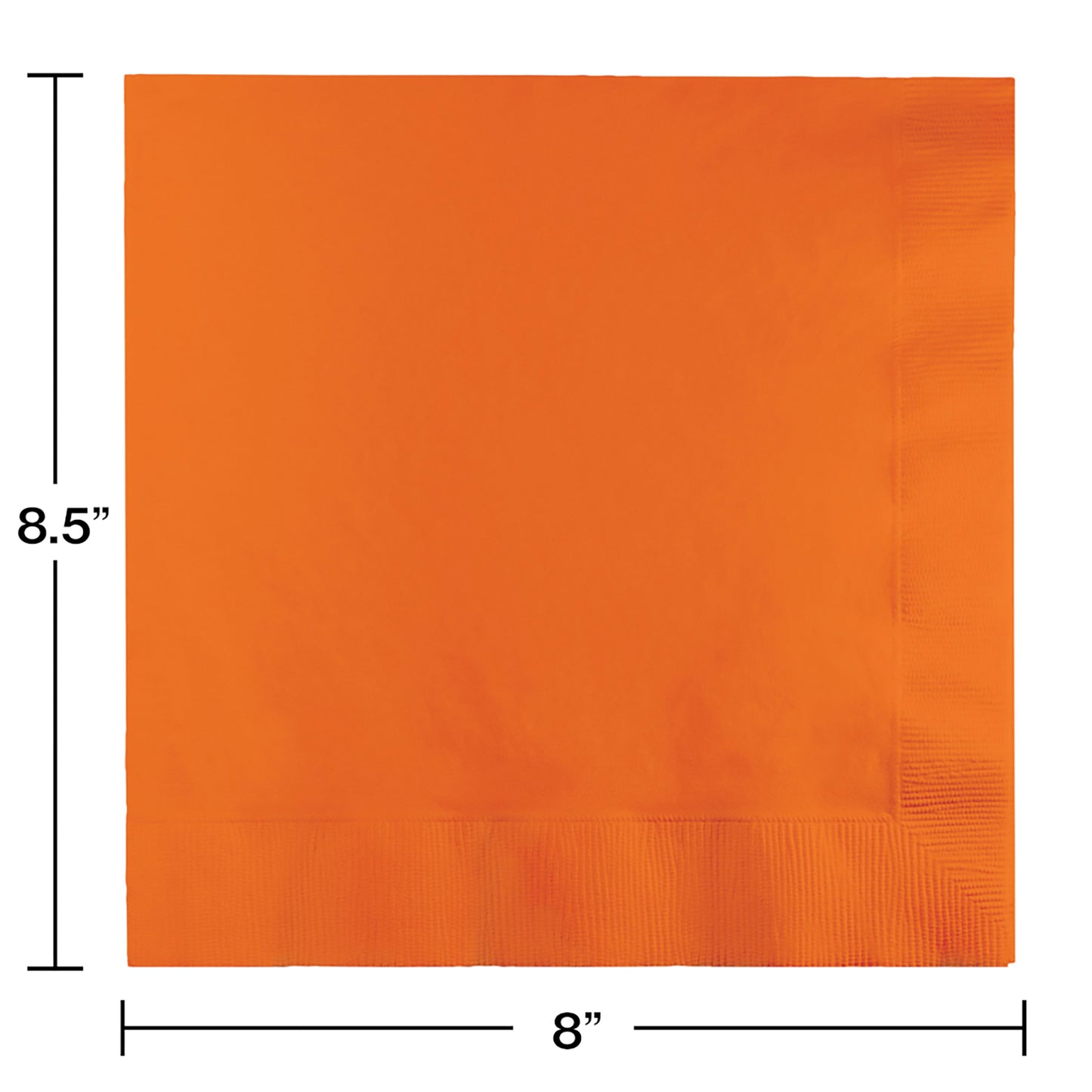 Sunkissed Orange Dinner Napkins 3-Ply 250 ct