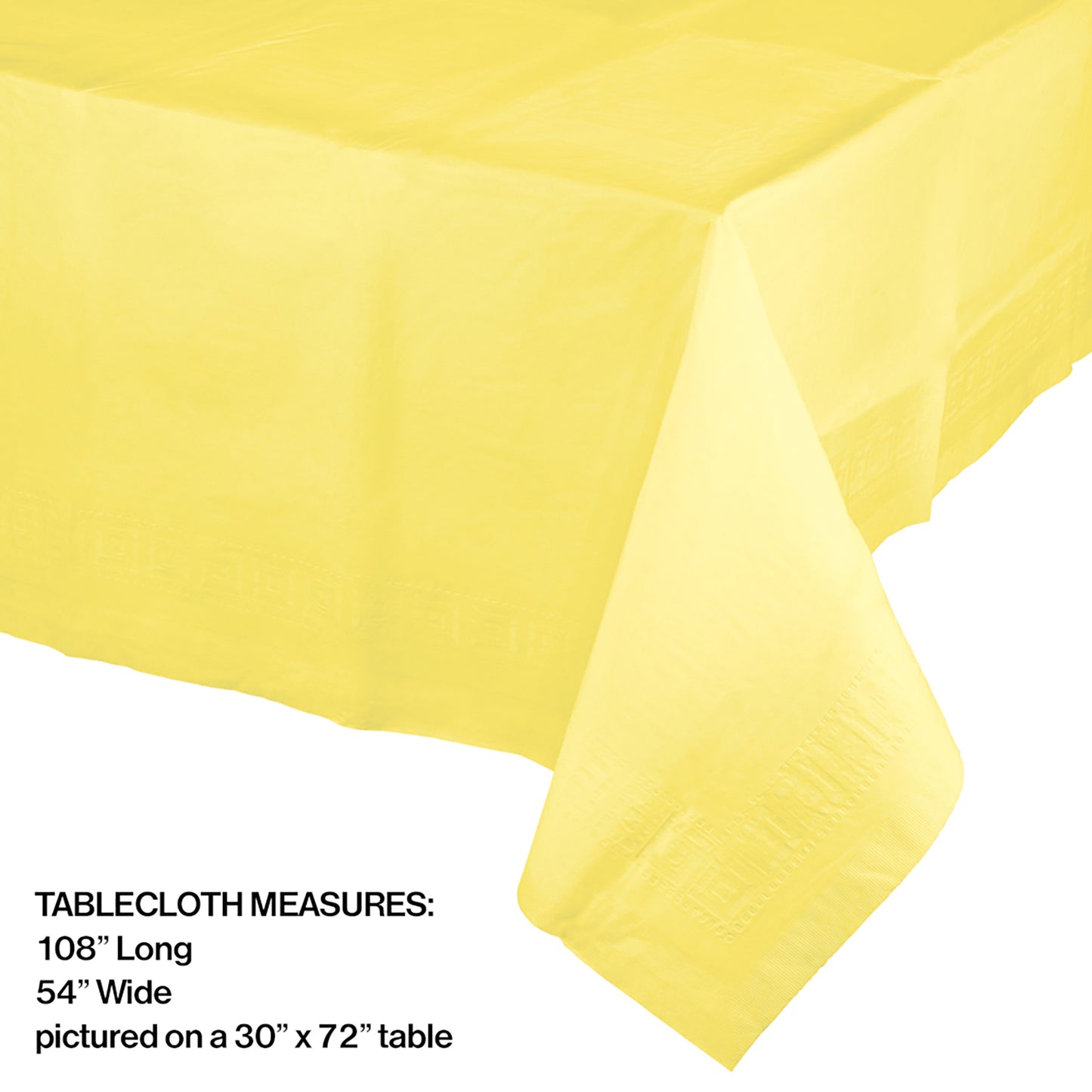 Mimosa Paper Tablecloths 6 ct