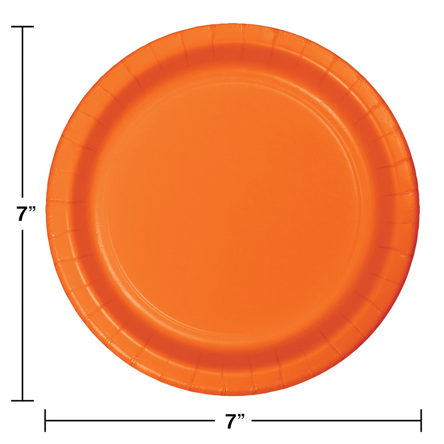 Sunkissed Orange Dessert Plates 240 ct