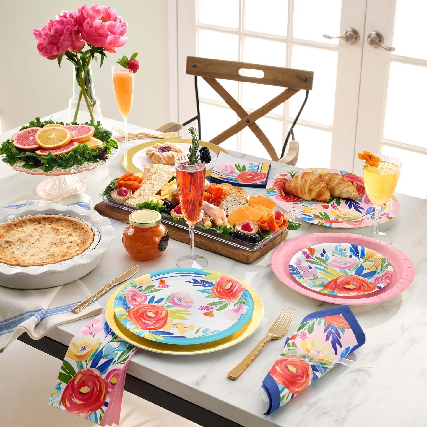 Fragrant Florals Beverage Napkins 192 ct