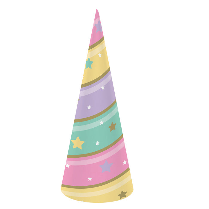 Sparkle Unicorn Horn Hats 48 ct