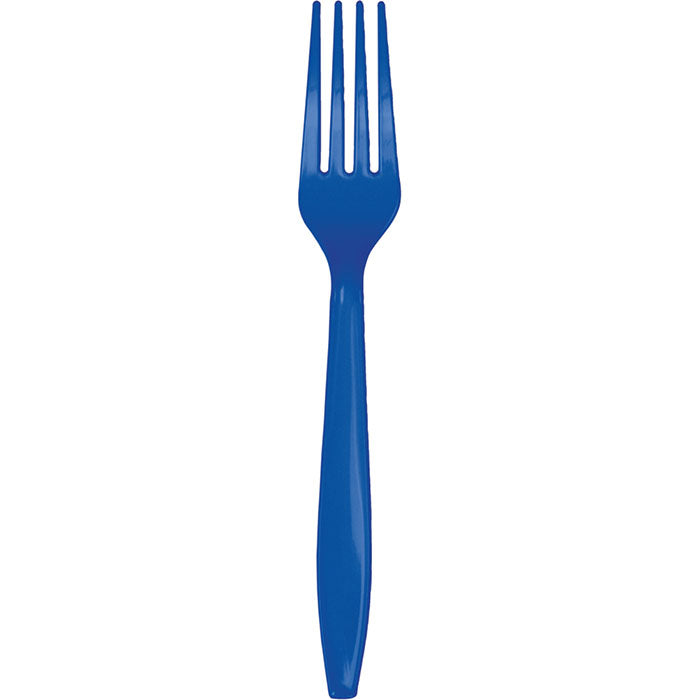 Cobalt Blue plastic fork