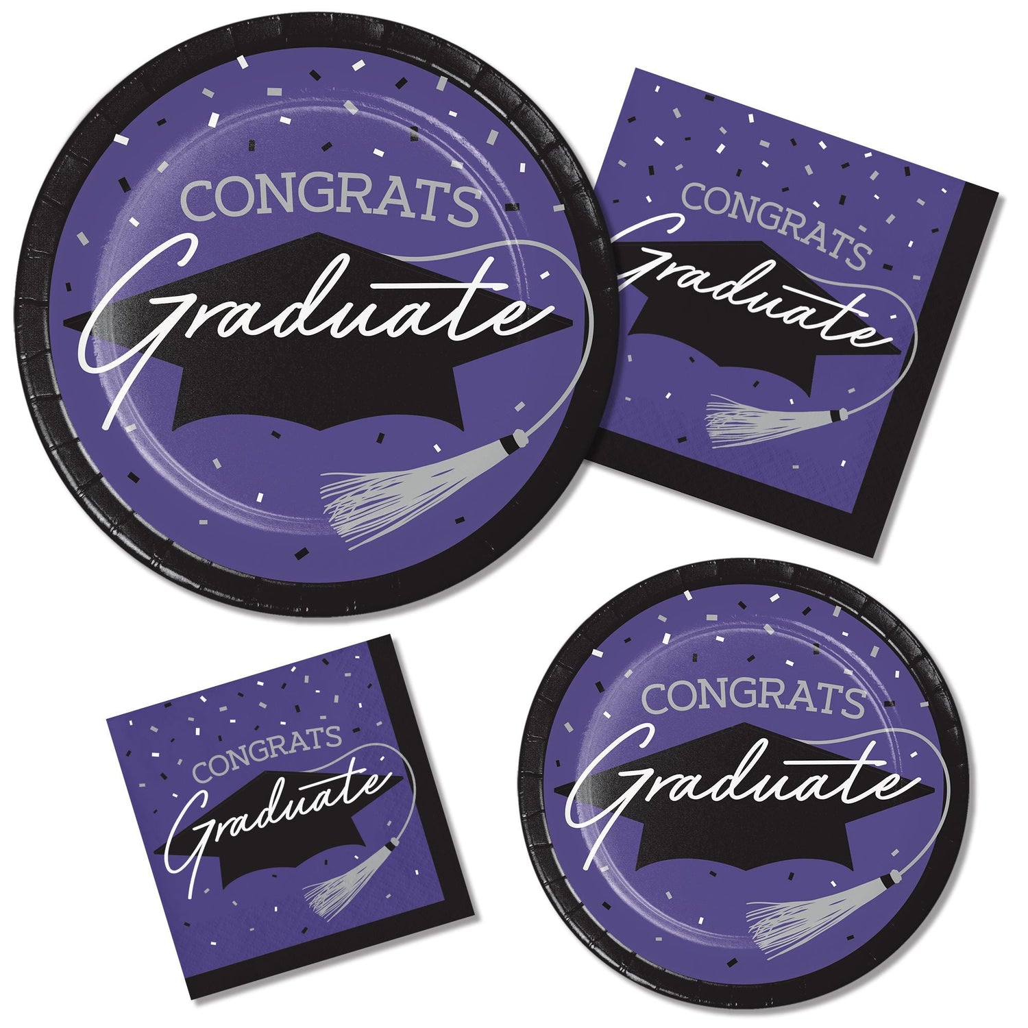 Graduation School Spirit Purple Party Supplies Lifestyle Image