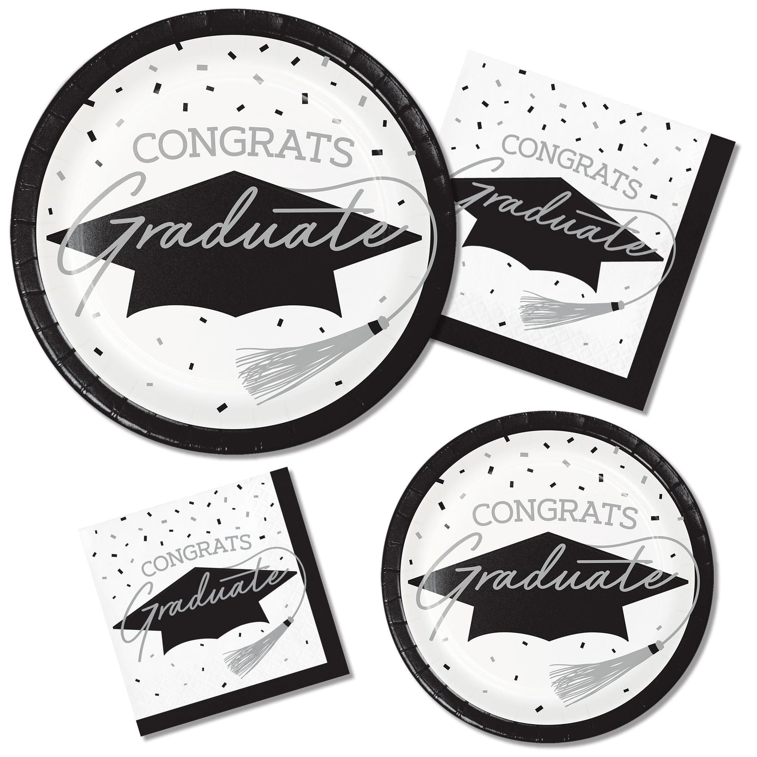 Graduation School Spirit White Party Supplies Lifestyle Image