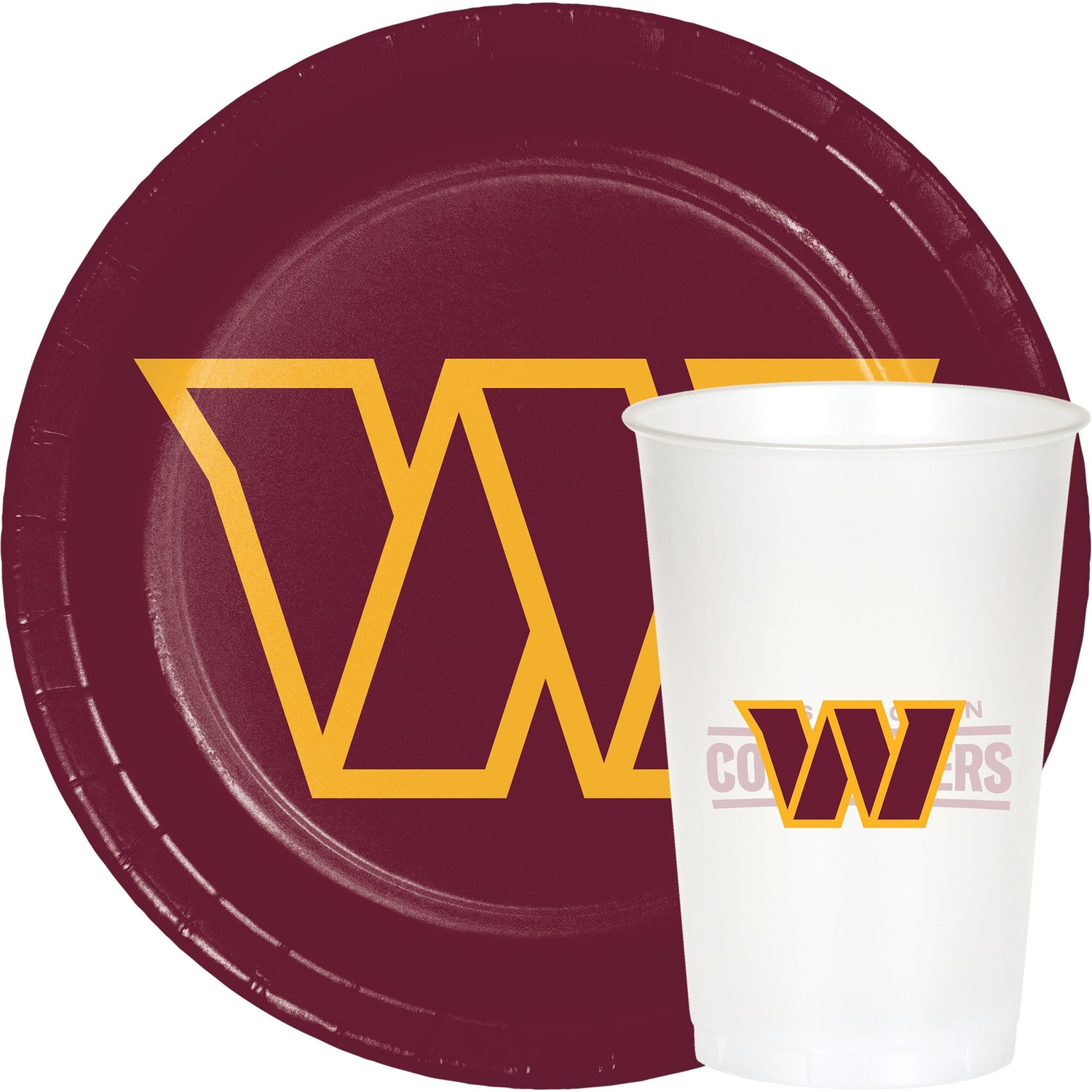 Washington Commanders Plate and Cup