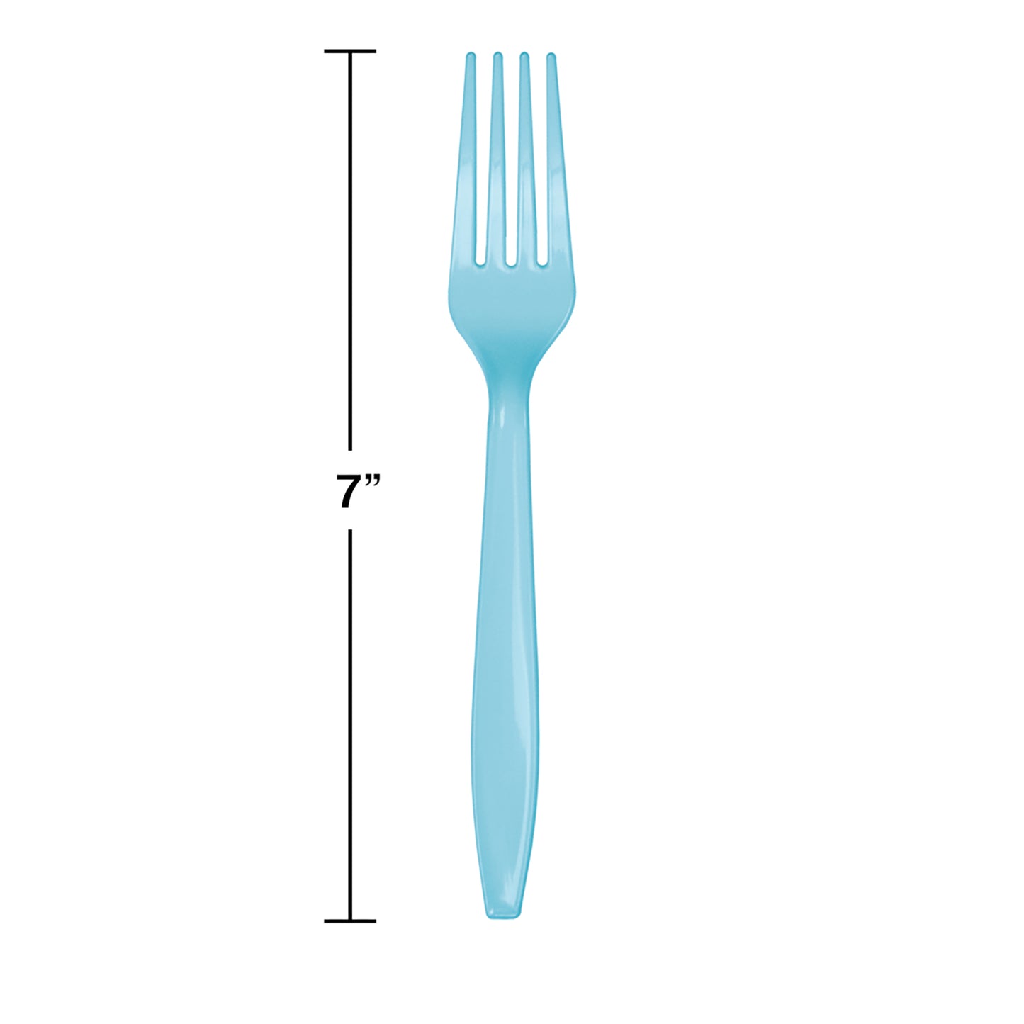 Pastel Blue Plastic Forks 288 ct
