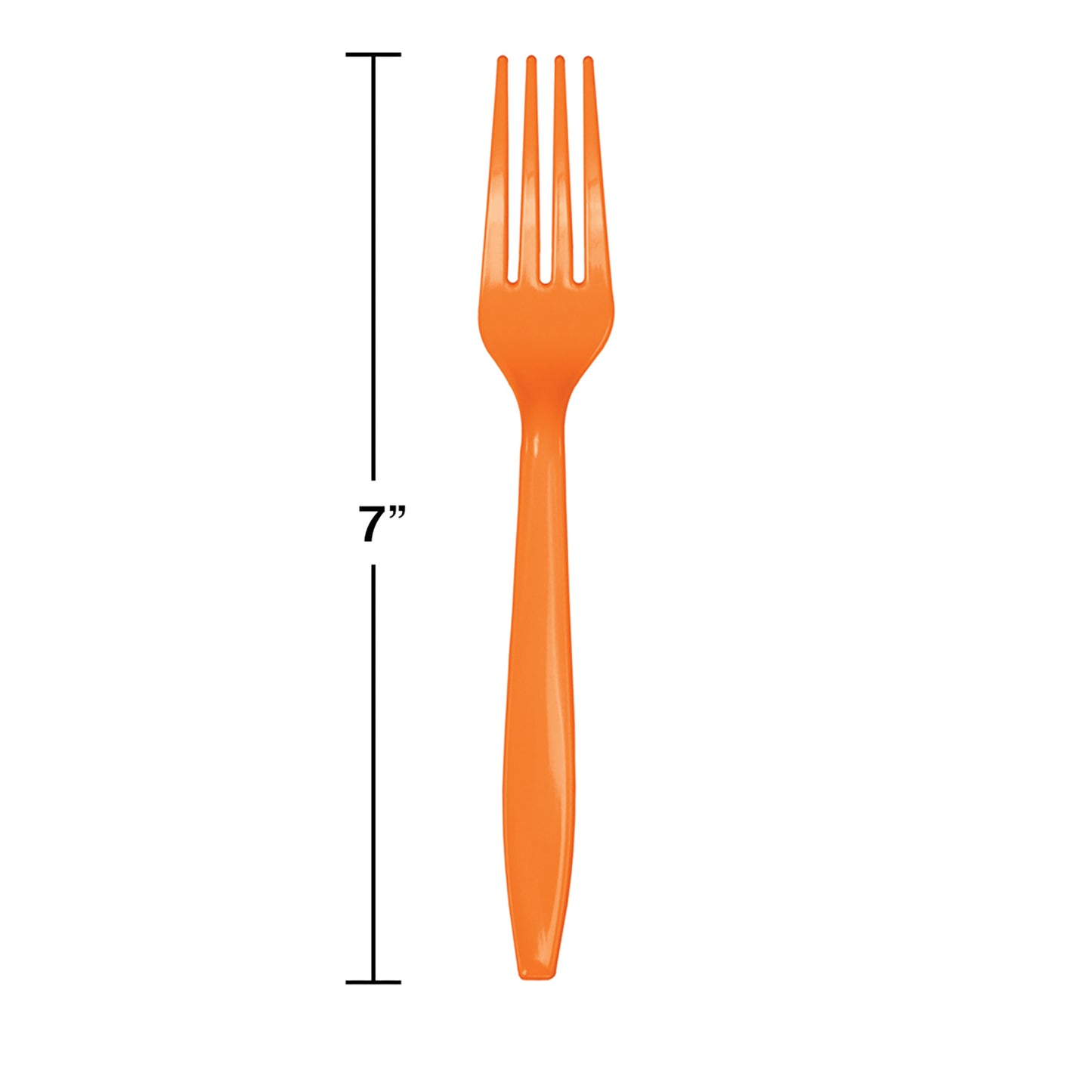 Sunkissed Orange Plastic Forks 288 ct