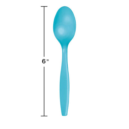 Bermuda Blue Plastic Spoons 288 ct