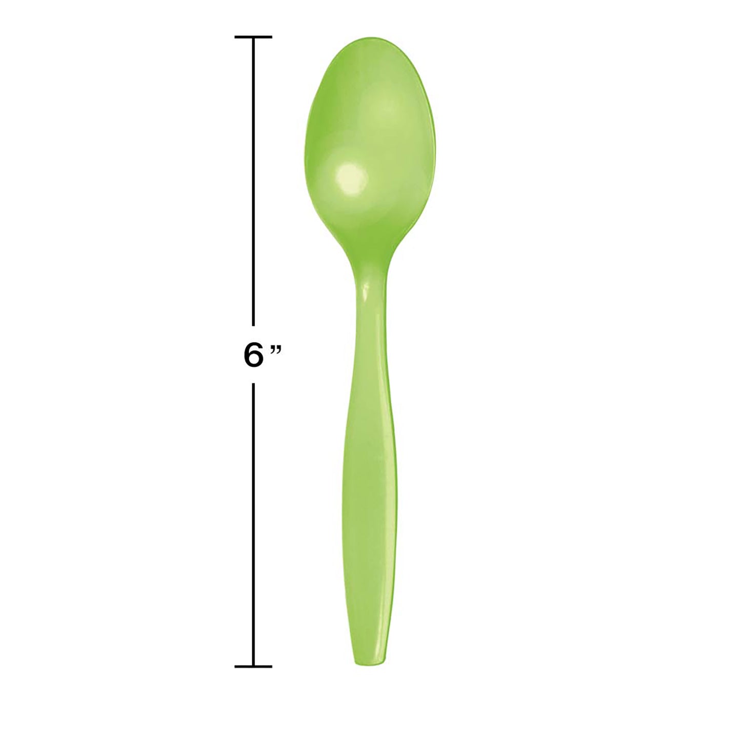 Fresh Lime Green Plastic Spoons 288 ct