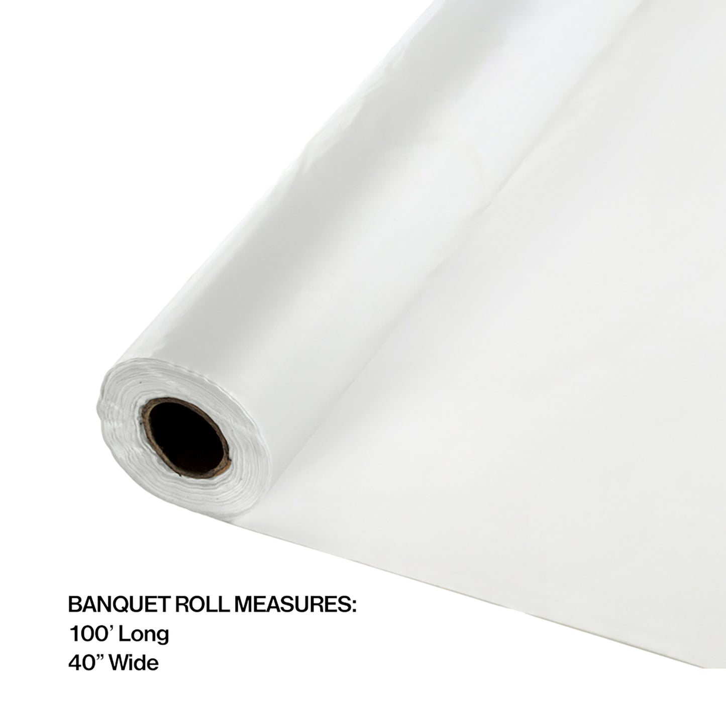 Clear Banquet Table Roll 1 ct