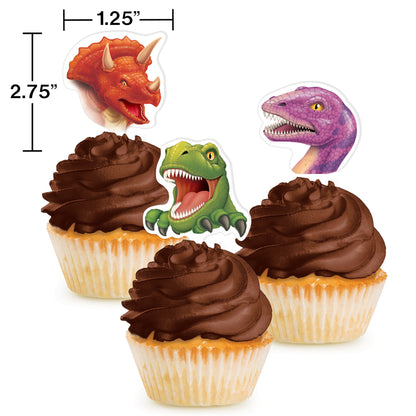 Dino Blast Cupcake Toppers 144 ct