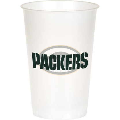 Green Bay Packers 20 oz Plastic Cups 96 ct