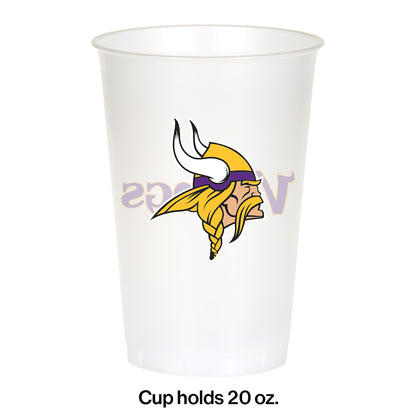 Minnesota Vikings 20 oz Plastic Cups 96 ct