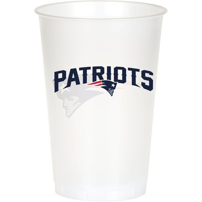New England Patriots 20 oz Plastic Cups 96 ct