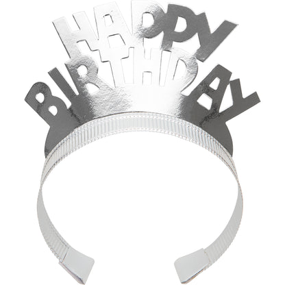 Foil Birthday Tiaras 48 ct