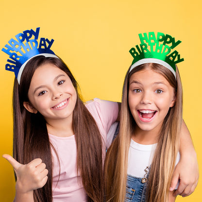 Foil Birthday Tiaras 48 ct