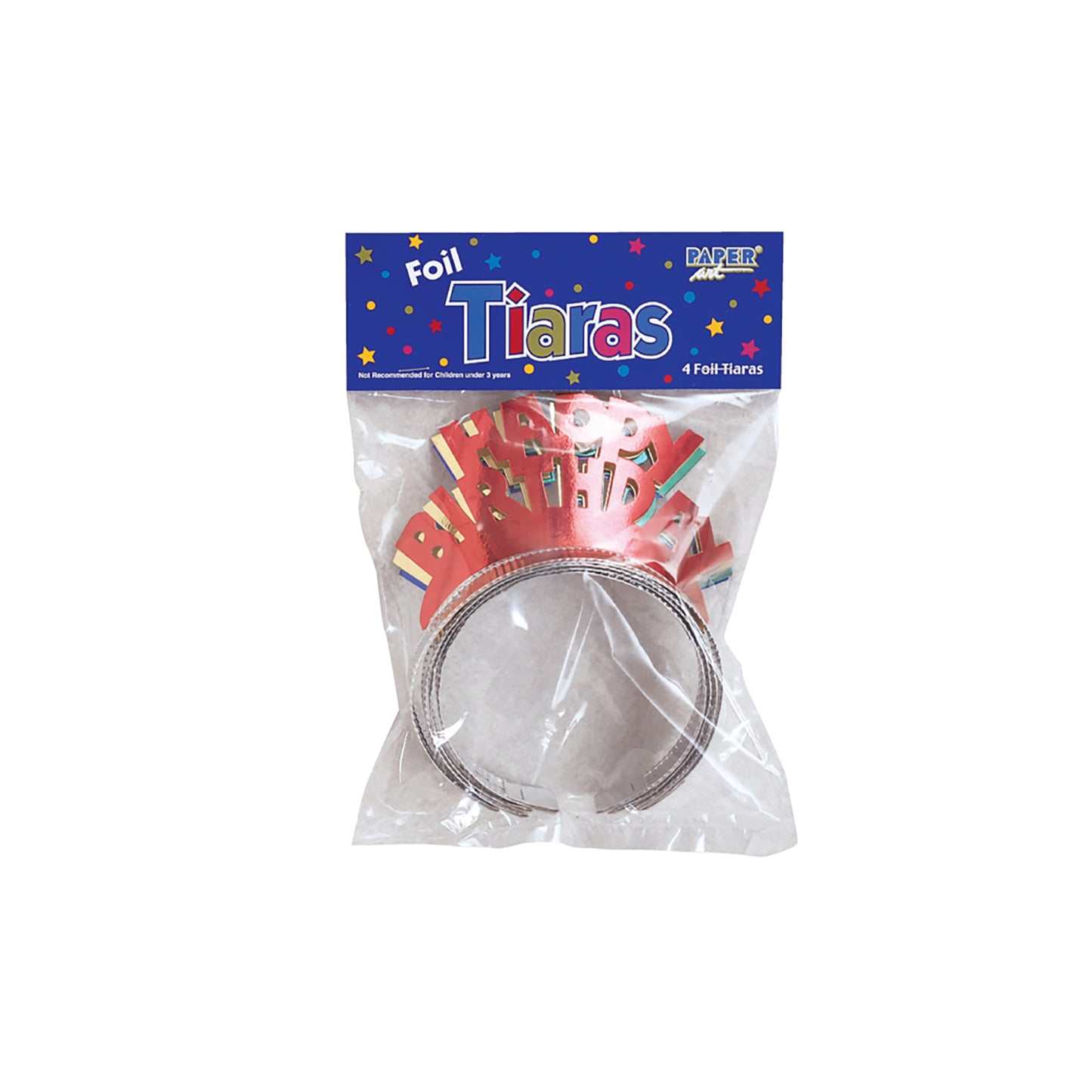 Foil Birthday Tiaras 48 ct
