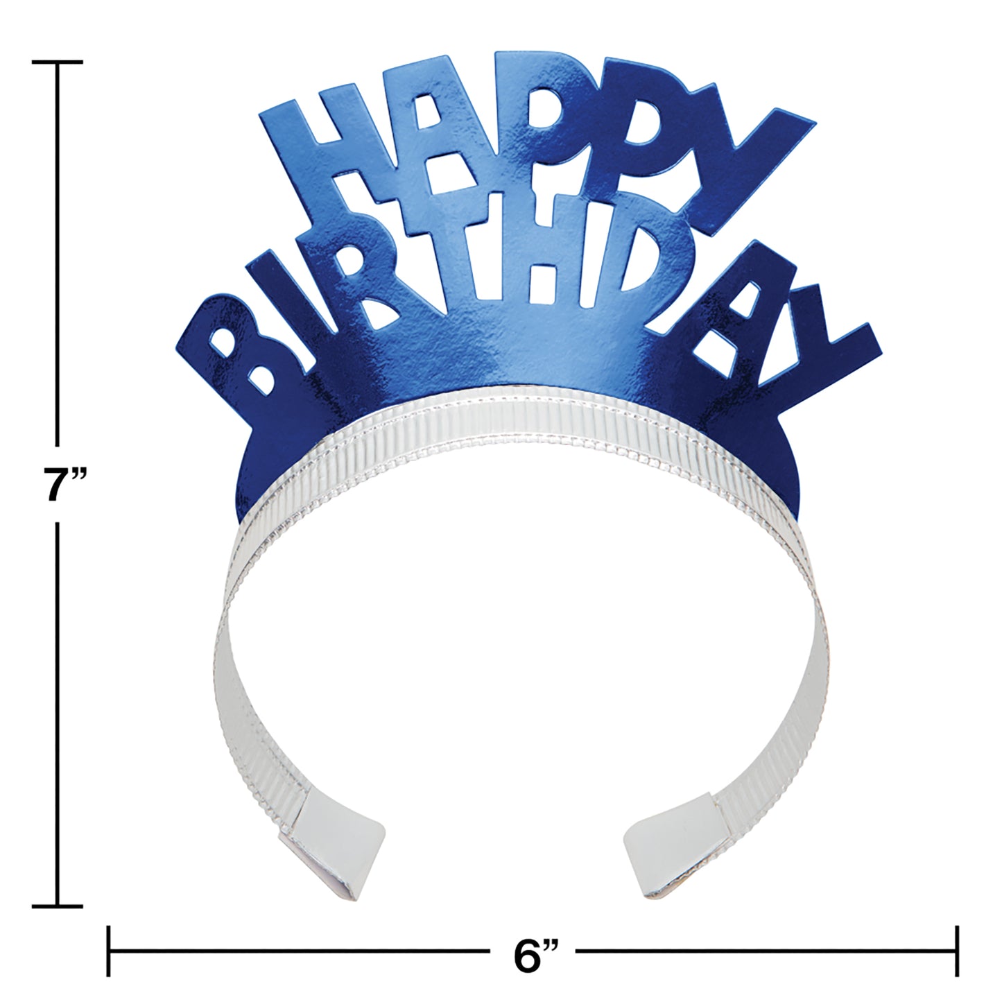 Foil Birthday Tiaras 48 ct