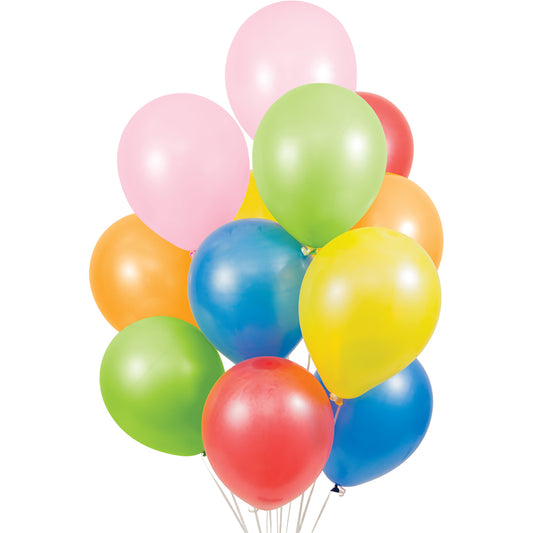 Assorted Latex Balloons 180 ct