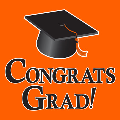 Graduation Card Boxes Orange 6 ct