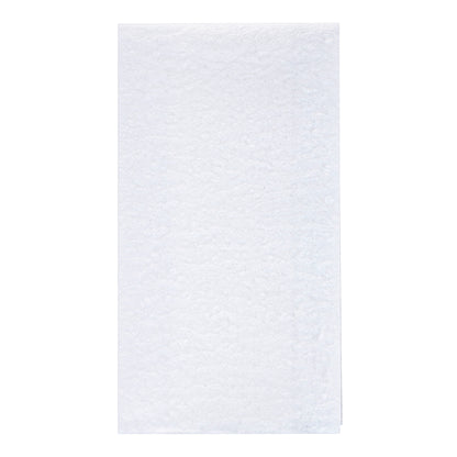 White paper napkin on a white background