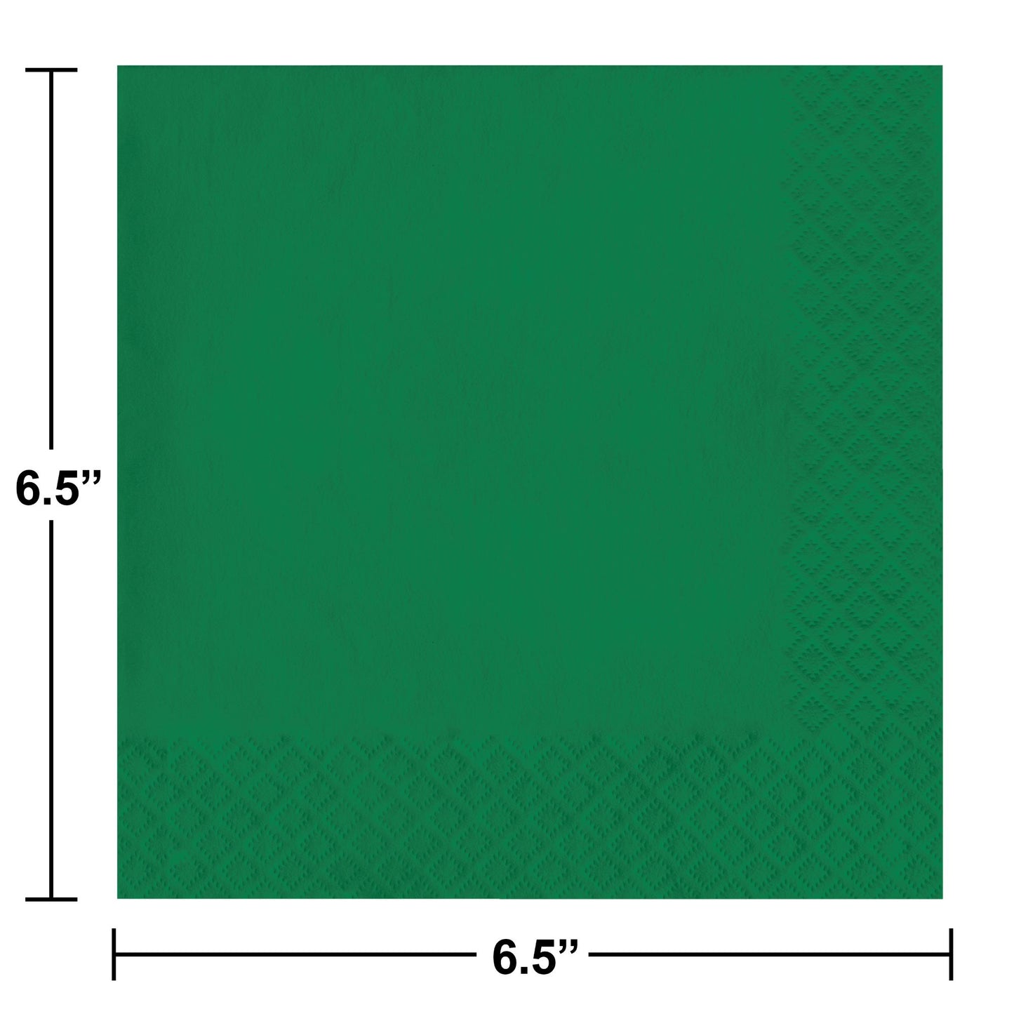 Emerald Green 2-Ply Luncheon Napkins 600 ct Dimension Image