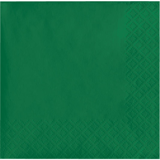 Emerald Green 2-Ply Beverage Napkins 600 ct